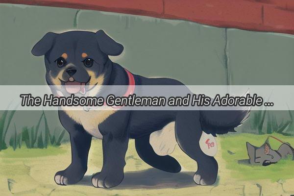 The Handsome Gentleman and His Adorable Canine Companion A Heartwarming Tale of Loyalty and Love